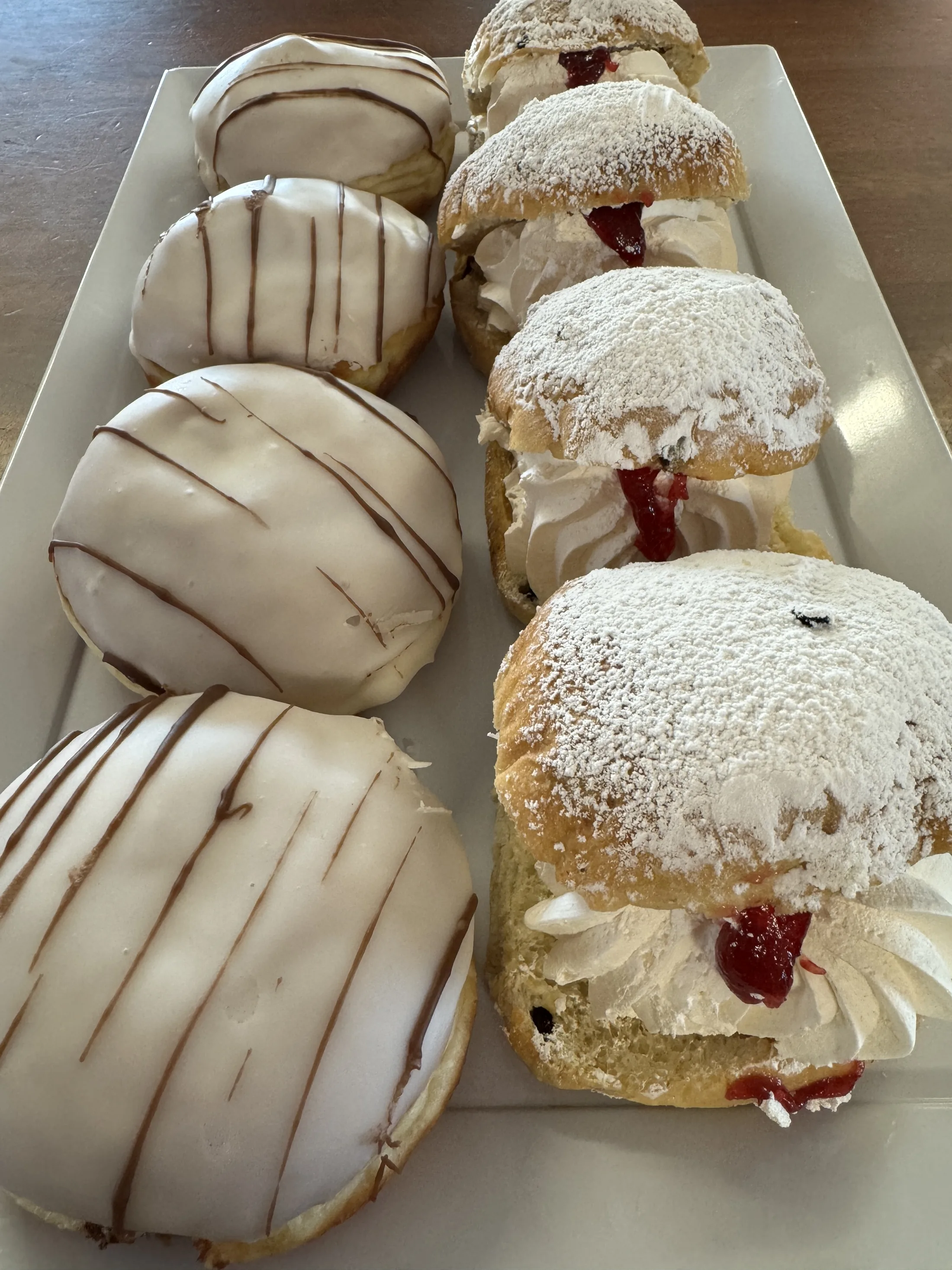 Nutella Beelines & Cream Buns — Kipling's Bakery, Port Wakefield